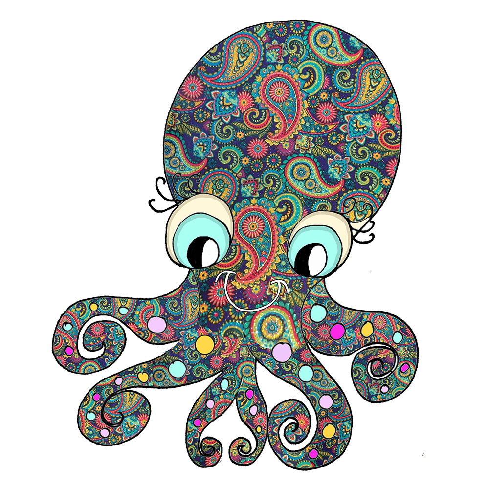 Octopus - Paisley - Click Image to Close