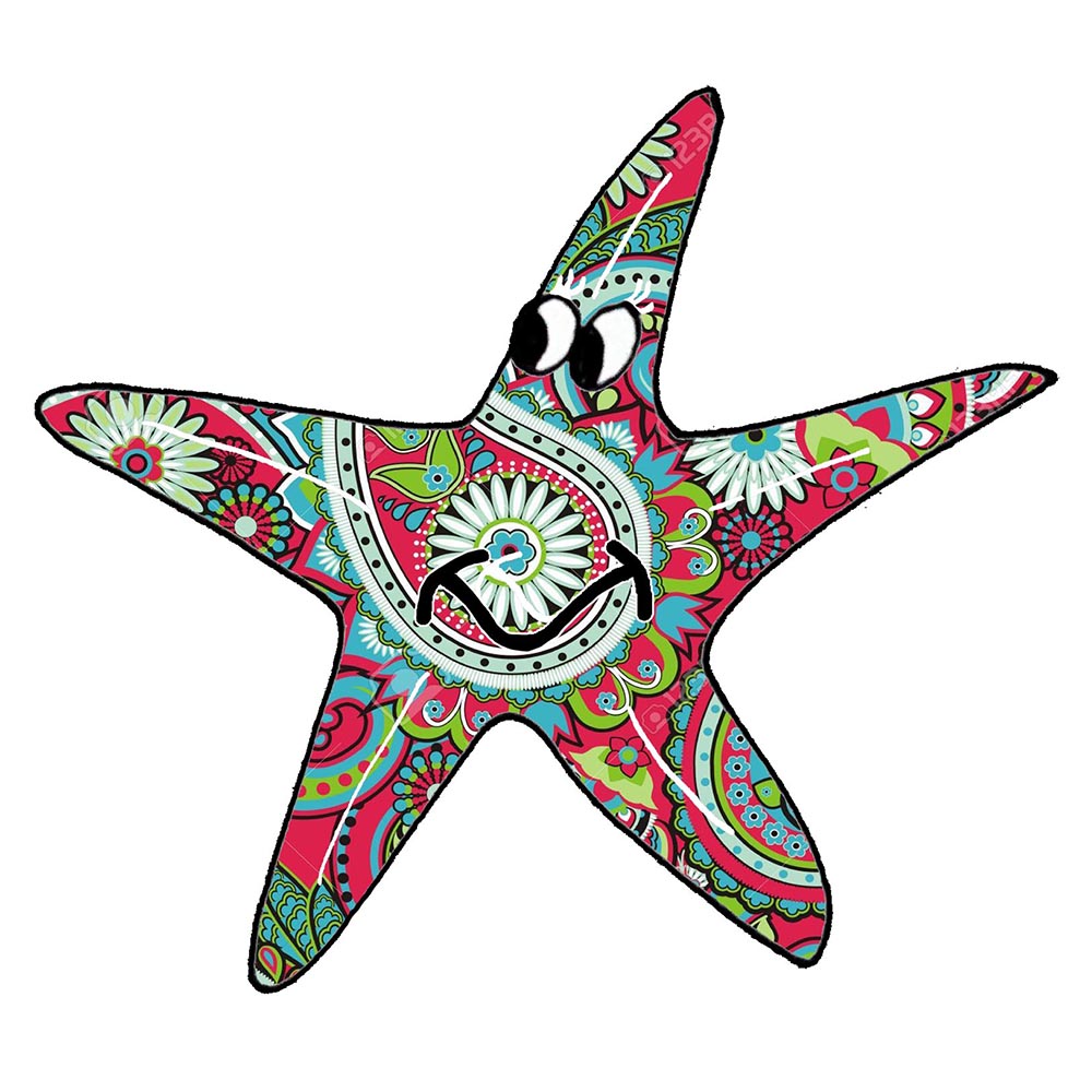 Starfish - Paisley - Click Image to Close