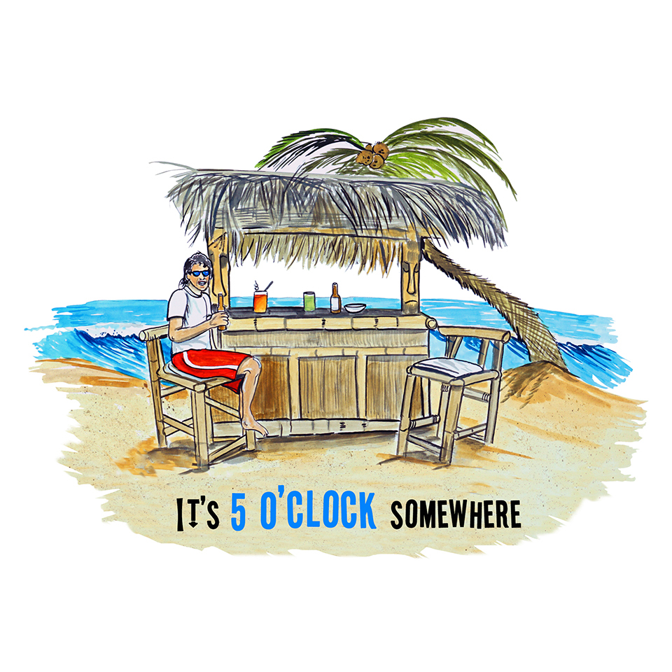 "5 O'clock Somewhere" - Cabana - Click Image to Close