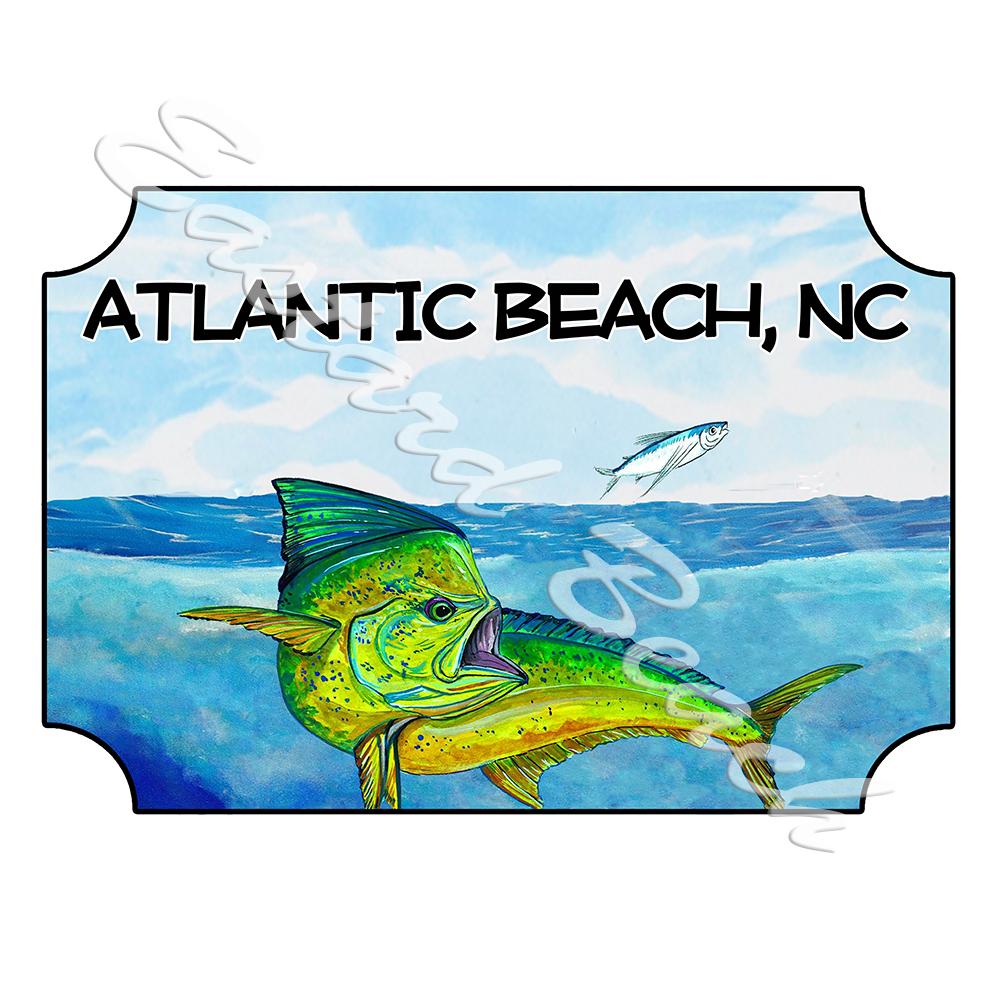 Atlantic Beach Mahi-Mahi Scene - Click Image to Close