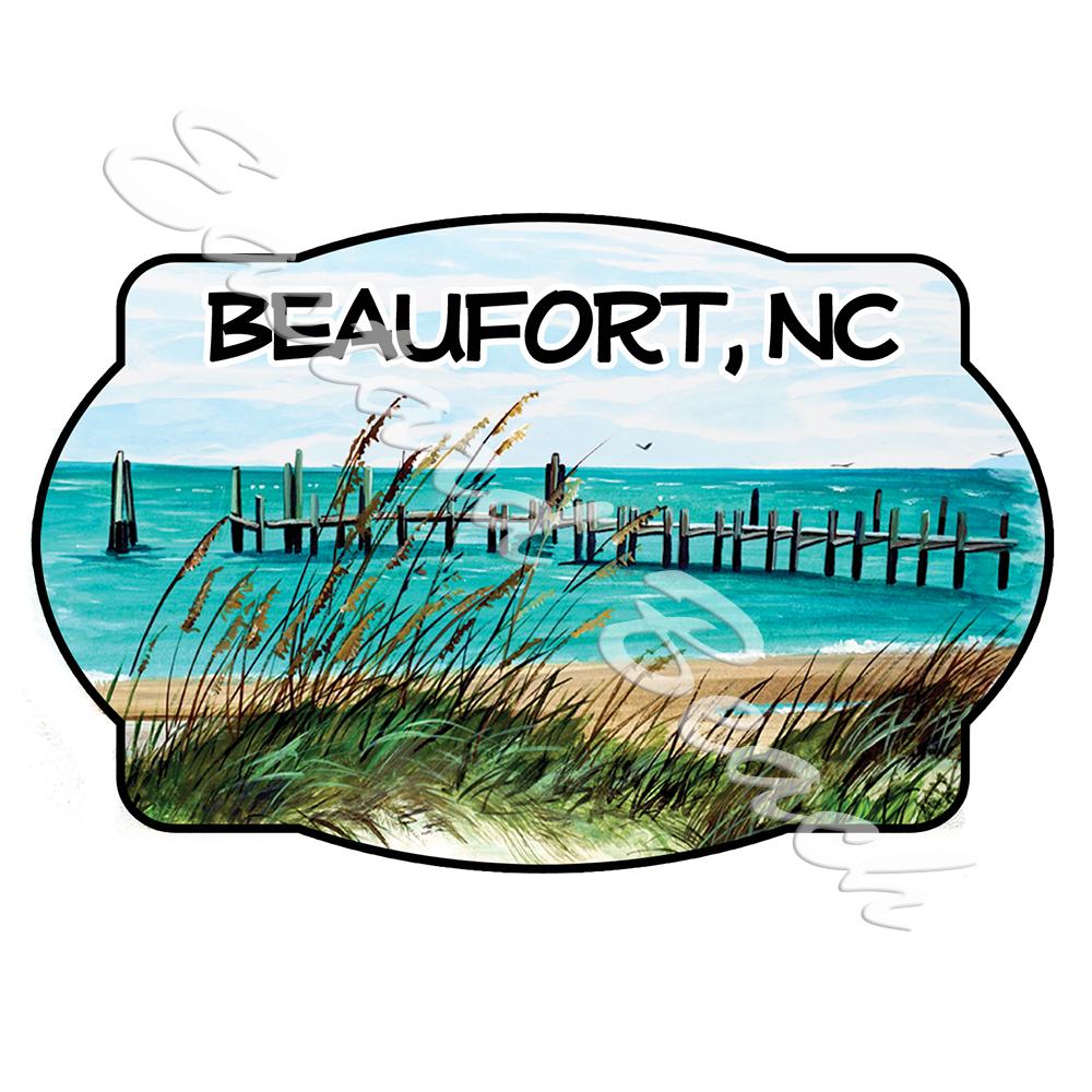 Beaufort - Cape Dock Scene - Click Image to Close
