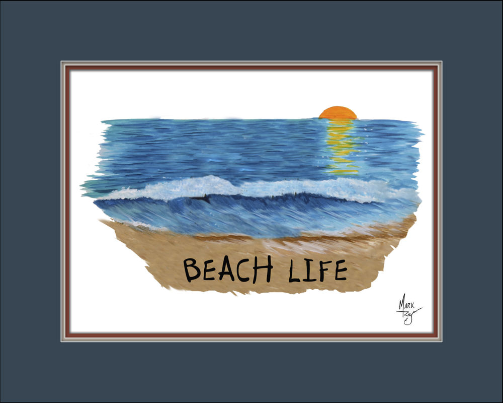 "Beach Life" - Beach Sunset - Click Image to Close
