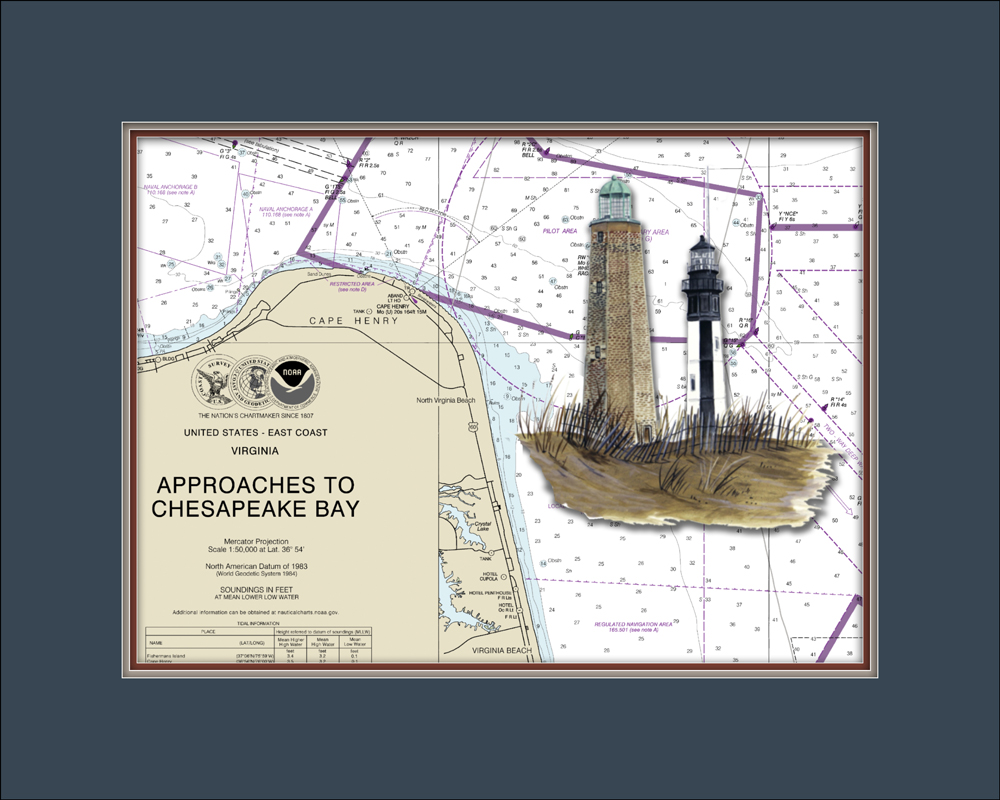 Chart - Cape Henry Lighthouse