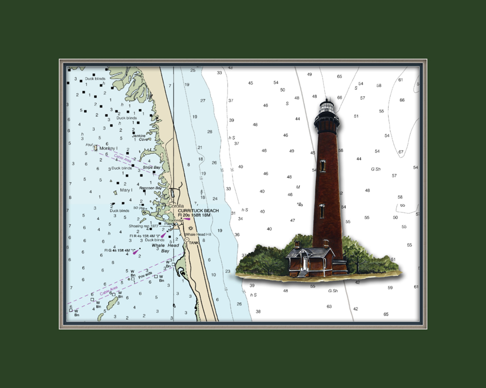 Chart - Currituck, NC Lighthouse - Click Image to Close