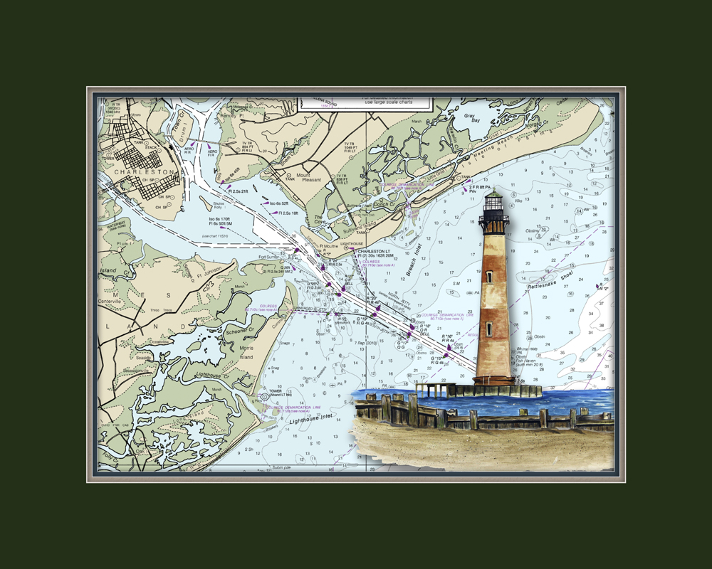 Chart - Morris Island, SC Lighthouse