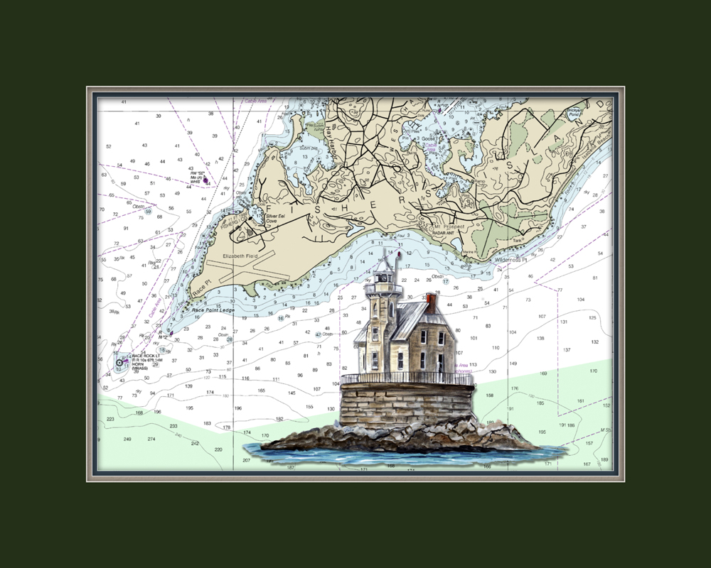 Chart - Race Rock NY Lighthouse - Click Image to Close