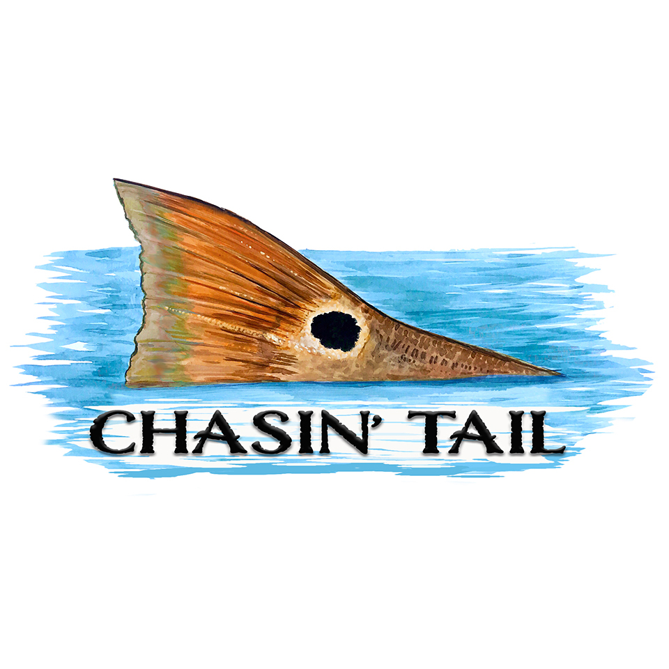 "Chasin' Tail" - Redfish Tail
