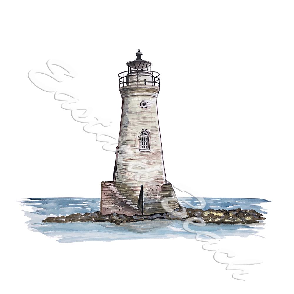 Cockspur Island Lighthouse - Click Image to Close