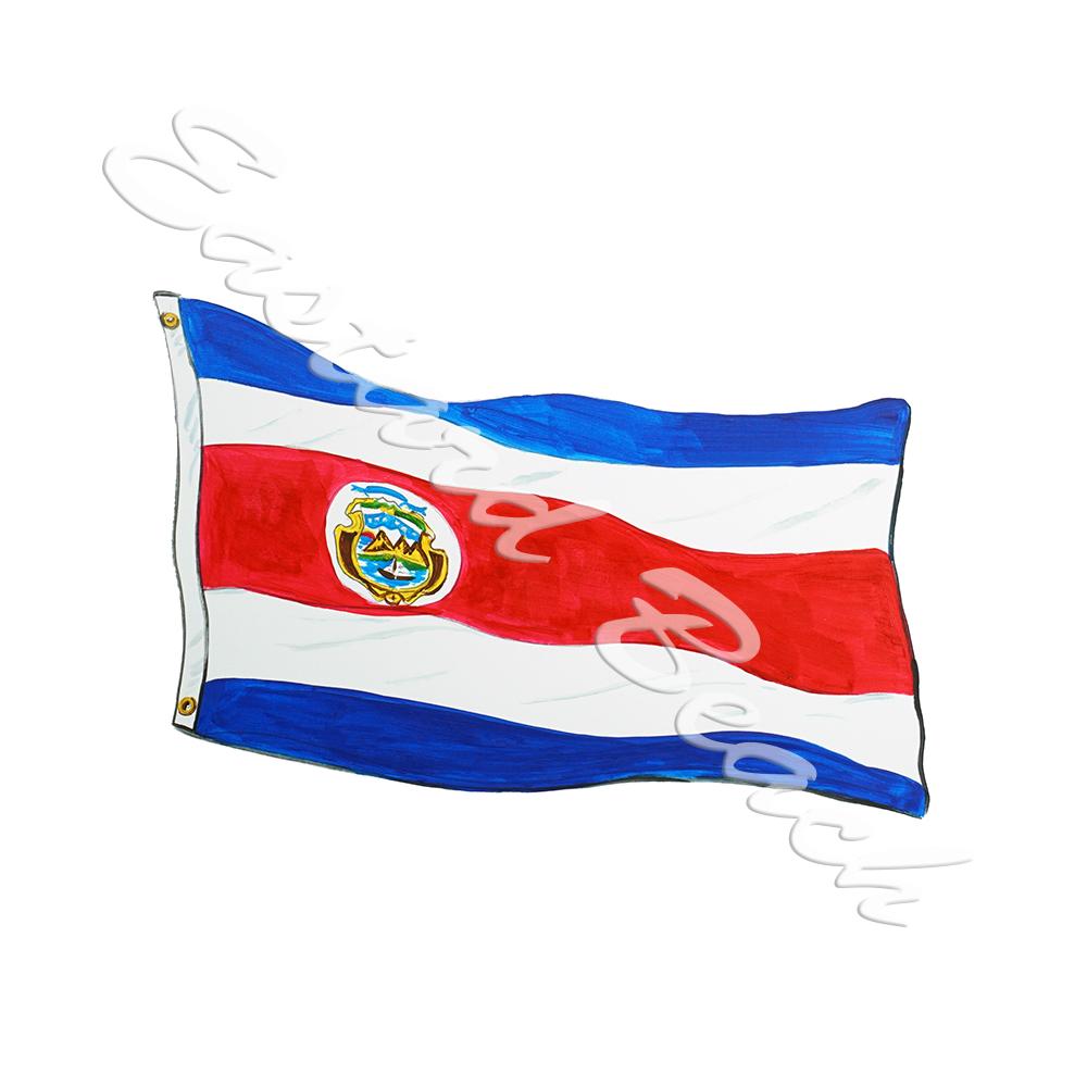 Costa Rica Flag - Click Image to Close