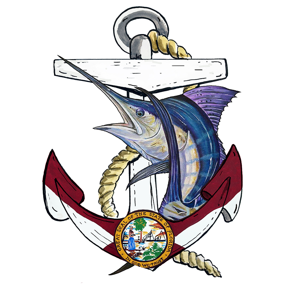 Florida Anchor and Marlin - Click Image to Close