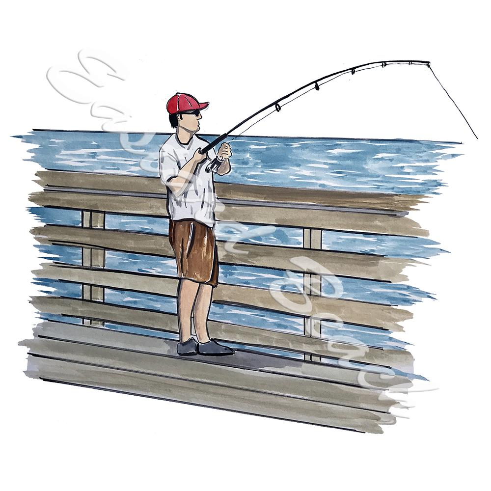 Pier Fishing - Click Image to Close