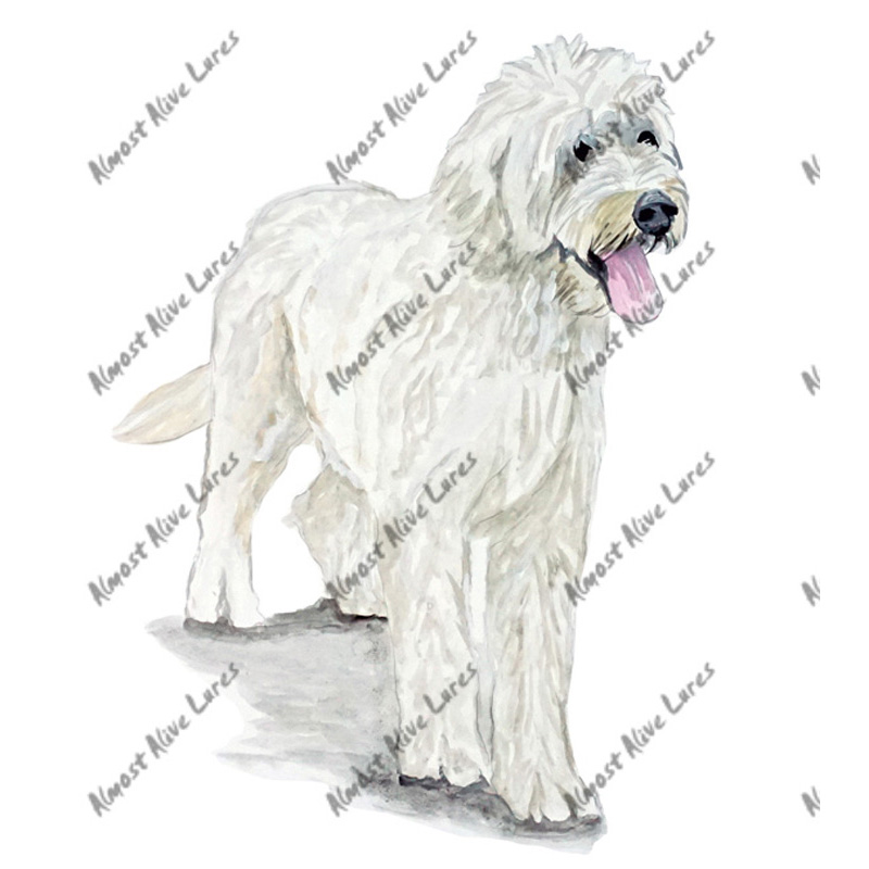 Golden Doodle - Printed Vinyl Decal - Click Image to Close