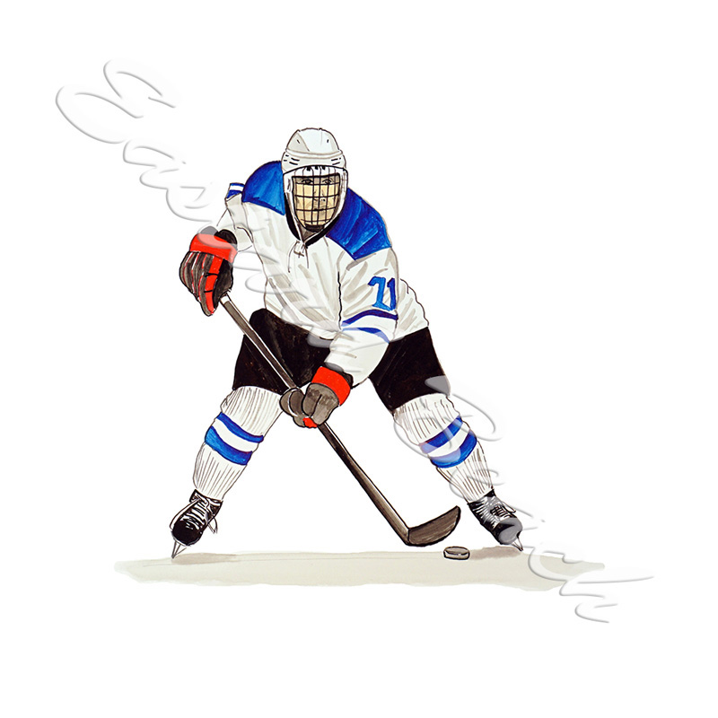 Hockey Player - Click Image to Close