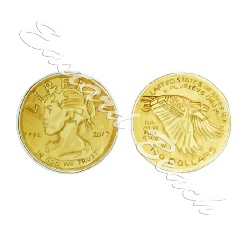 Liberty $100 Gold Coin