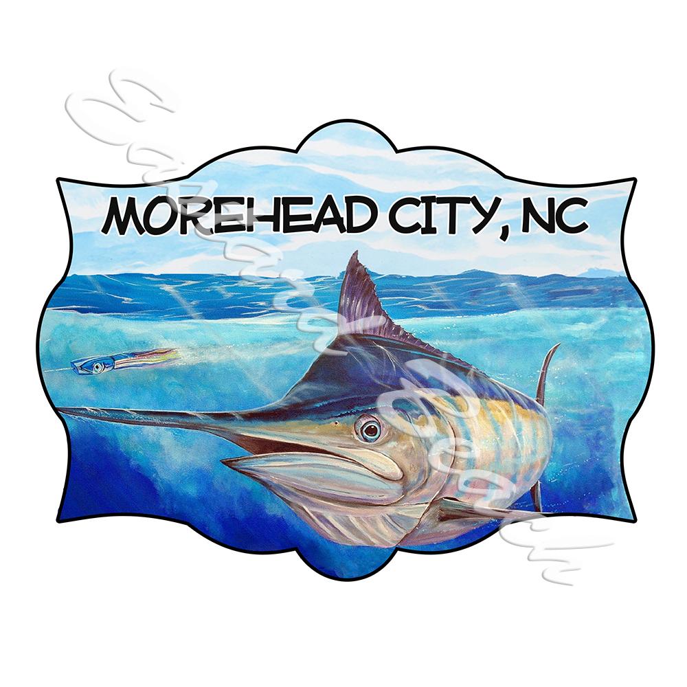 Morehead City - Marlin Scene - Click Image to Close