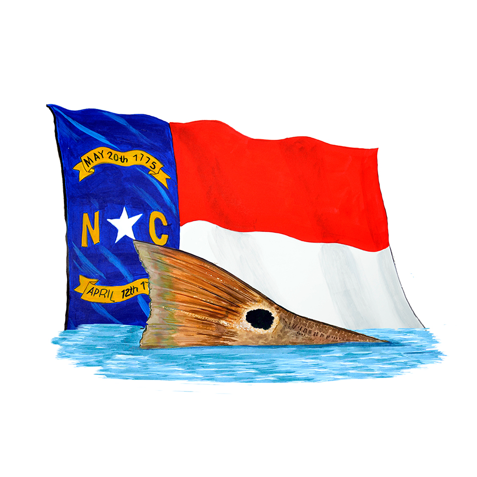 NC Flag Red Tailing - Click Image to Close