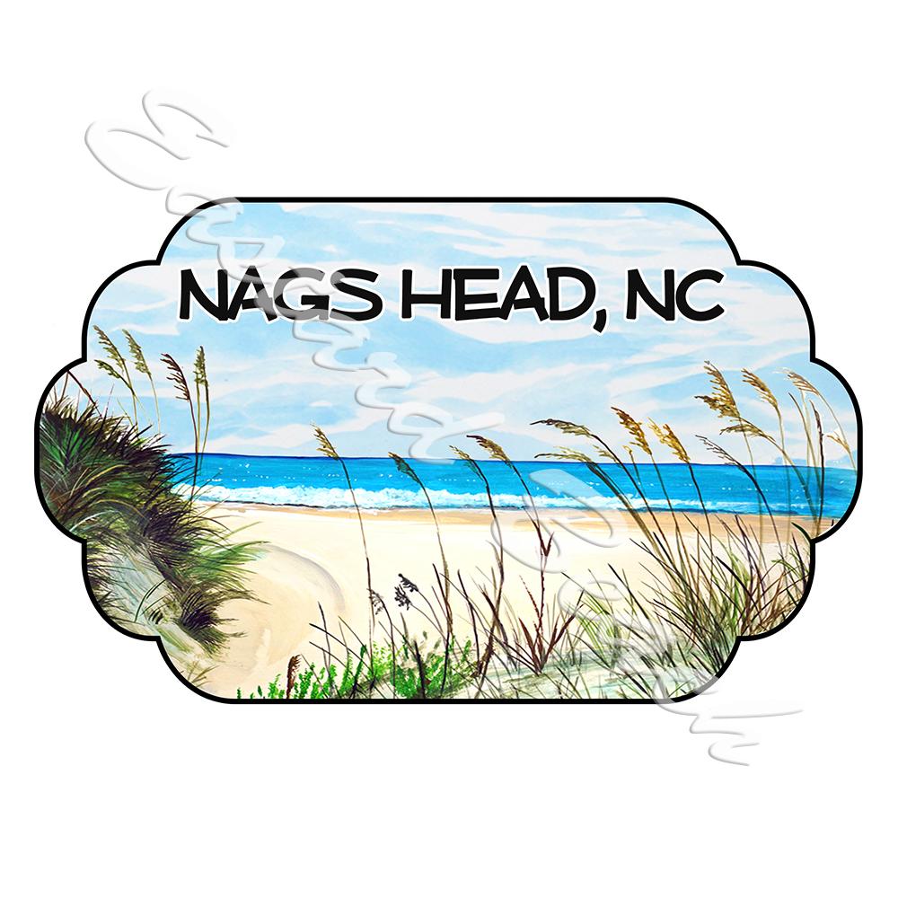 Nags Head - Beach Scene - Click Image to Close