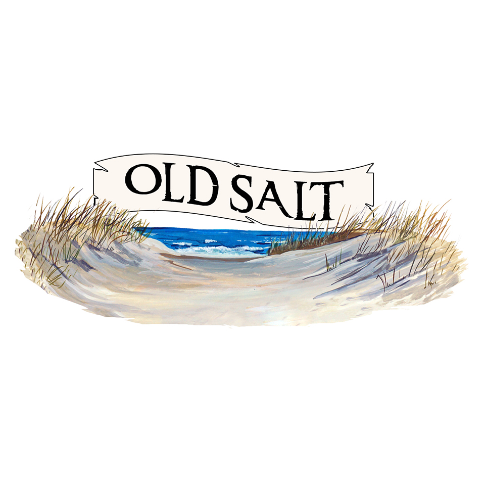 "Old Salt" - Beach Scene - Click Image to Close