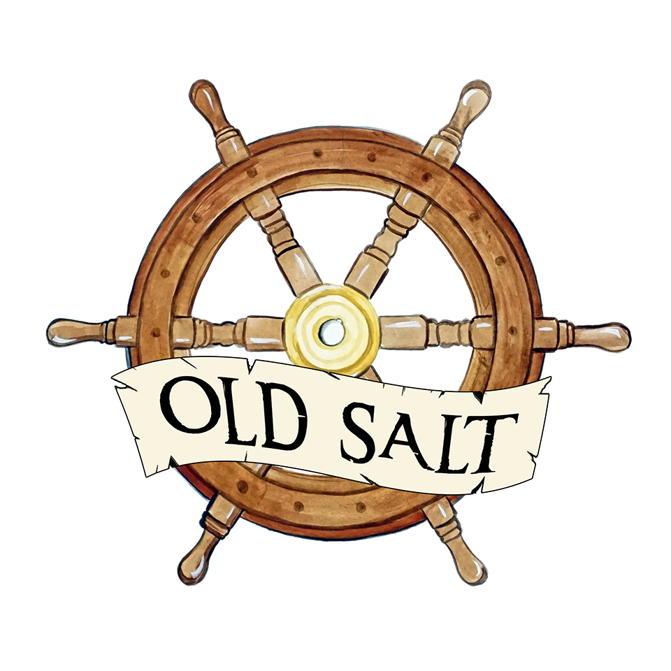 "Old Salt" - Ship Wheel - Click Image to Close