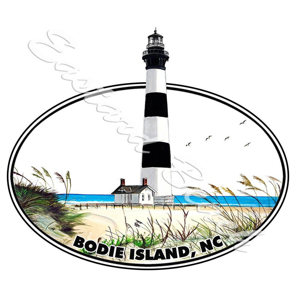 Oval Bodie Island Lighthouse - Click Image to Close