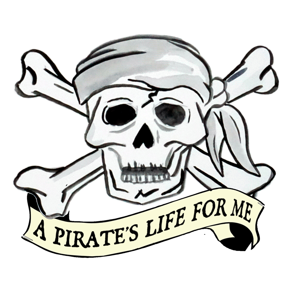 "A Pirate's Life" - Pirate Skull