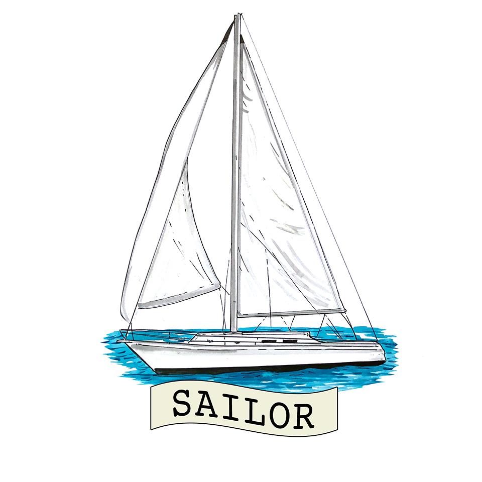 "Sailor" - Sailboat - Click Image to Close