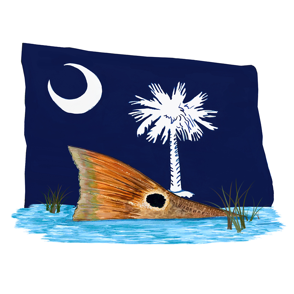 SC Flag Red Tailing - Click Image to Close