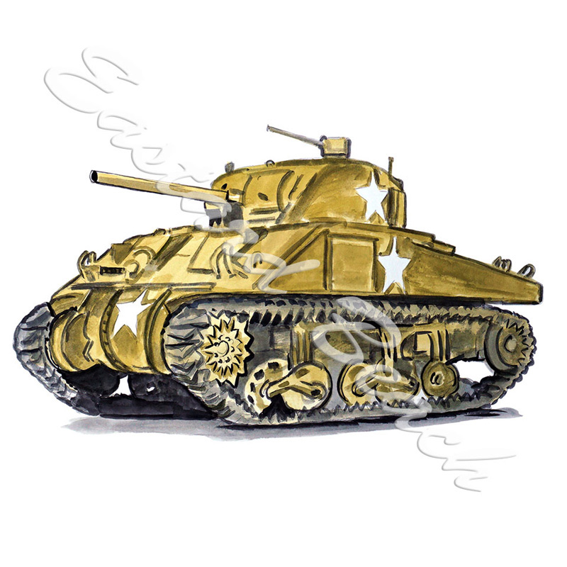 Sherman Battle Tank