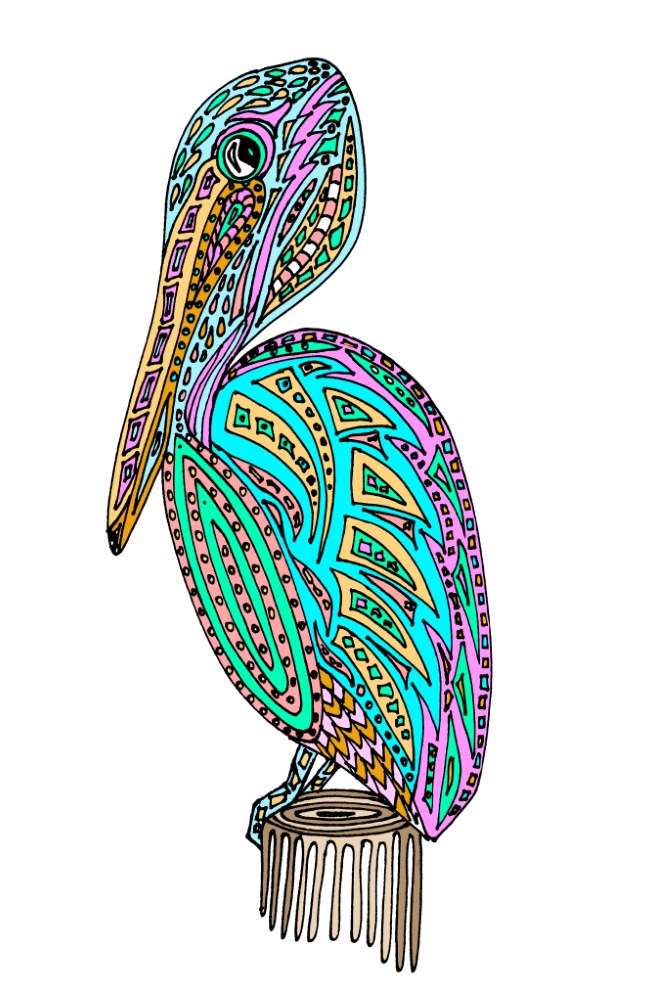 Mosaic Pelican