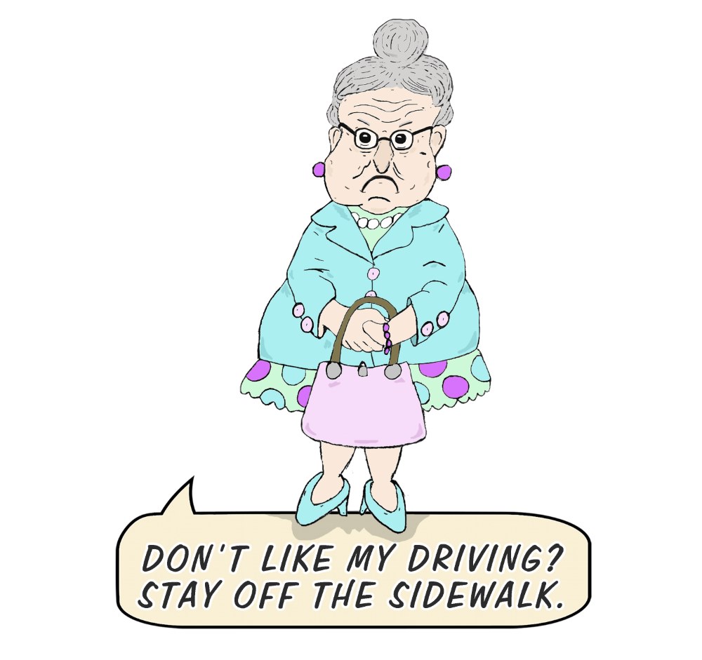Old Lady - My Driving - Click Image to Close