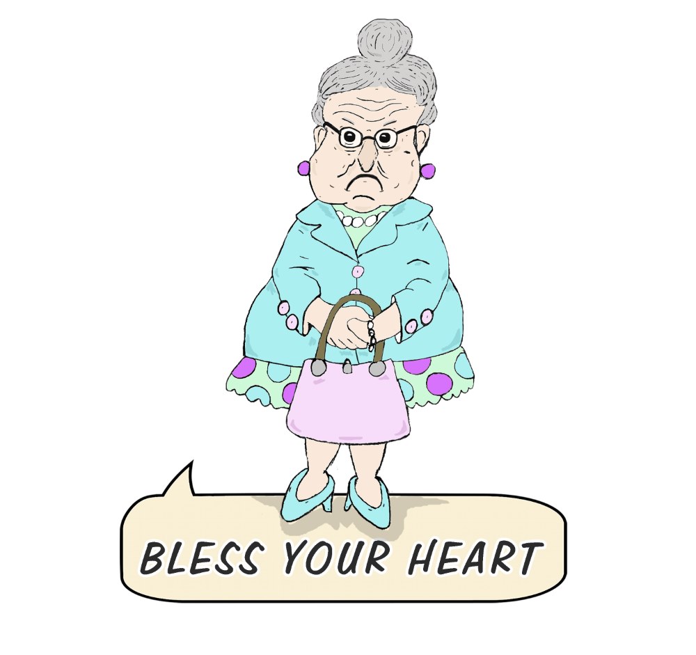 Old Lady - Bless Your Heart - Click Image to Close
