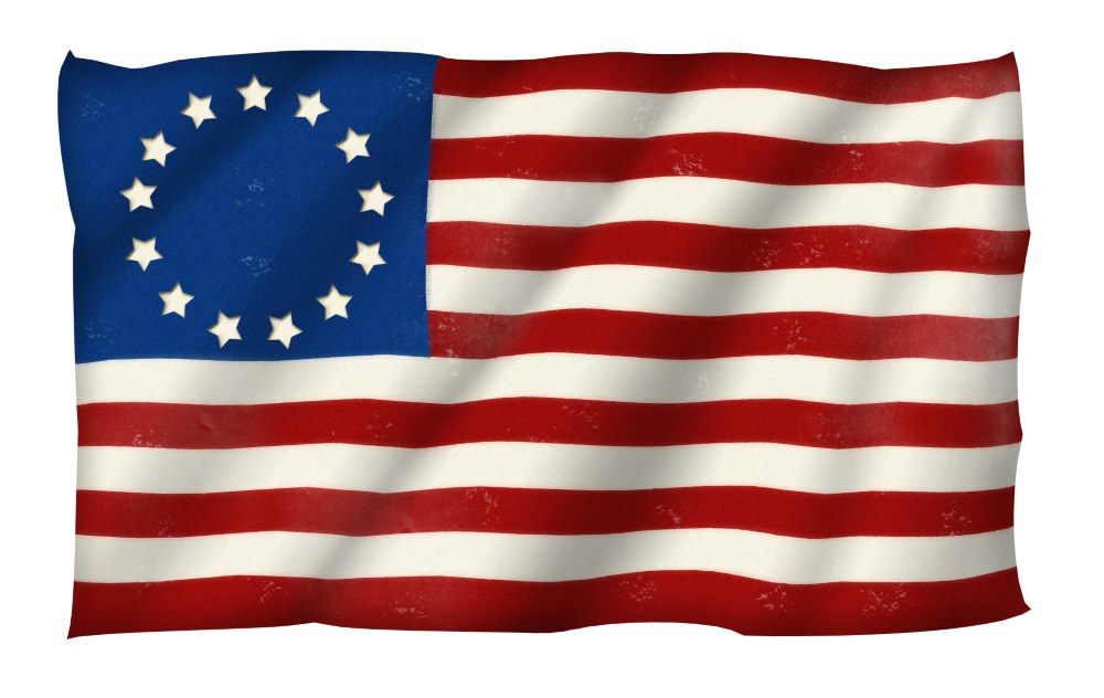Betsy Ross 1776 US Flag - Click Image to Close