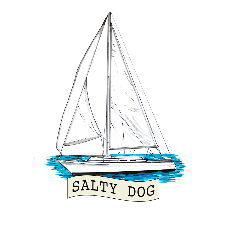 "Salty Dog" - Sailboat
