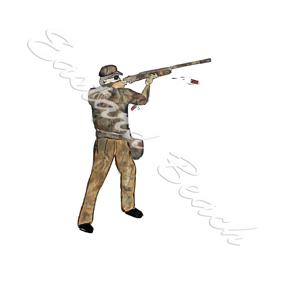 Shotgun Shooter in Camo - Click Image to Close