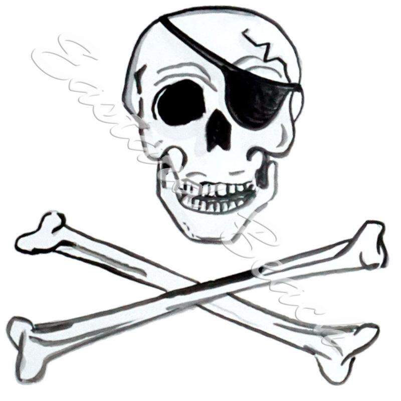 Skull N Crossbones - Click Image to Close