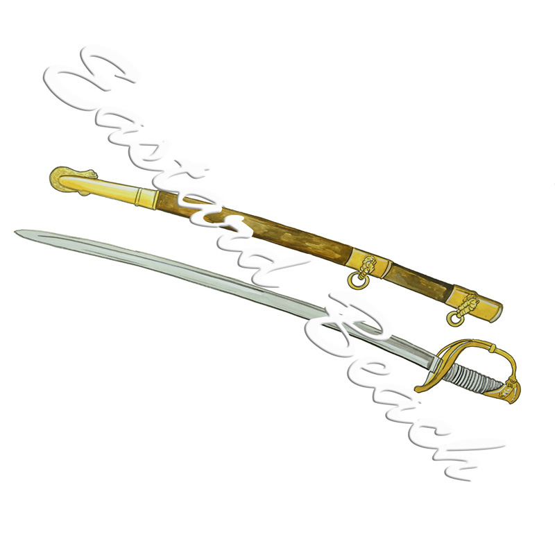 Sword and Scabbard - Click Image to Close