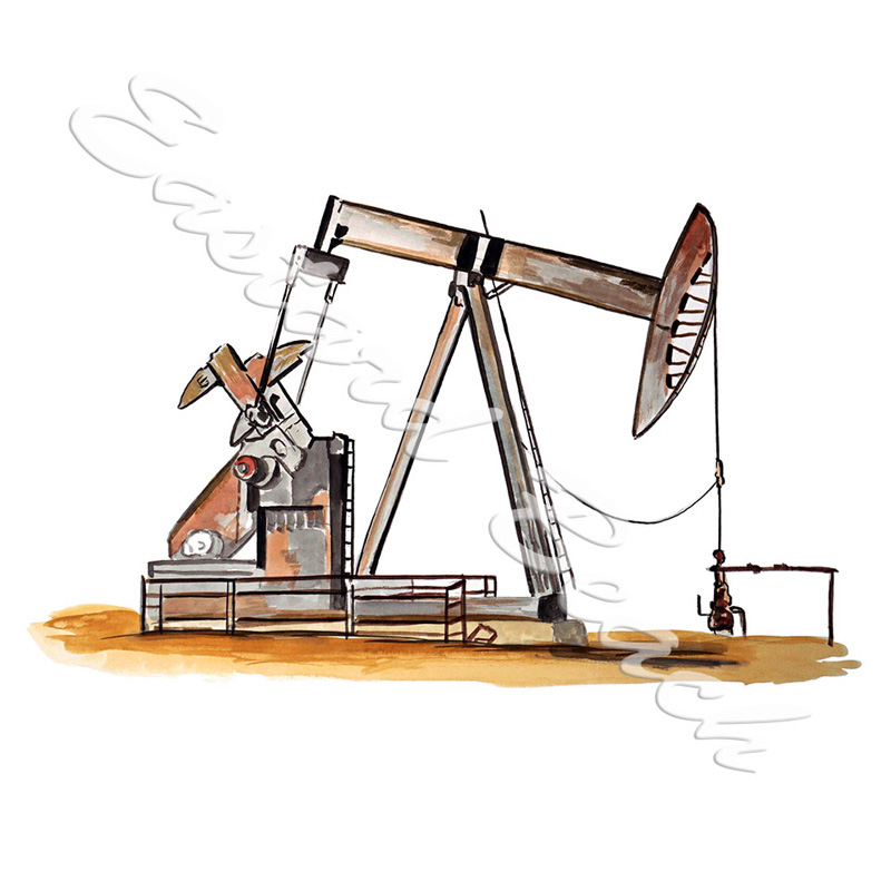 Texas Oil Rig - Click Image to Close
