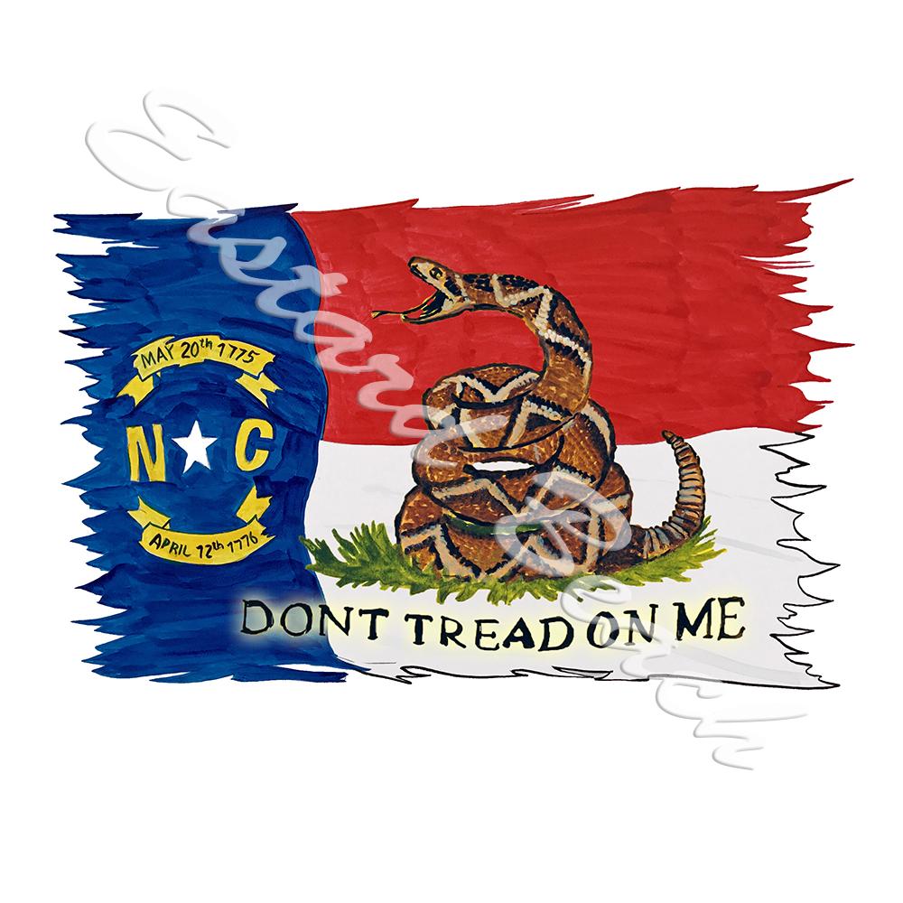 NC Flag - Don't Tread On Me - Click Image to Close