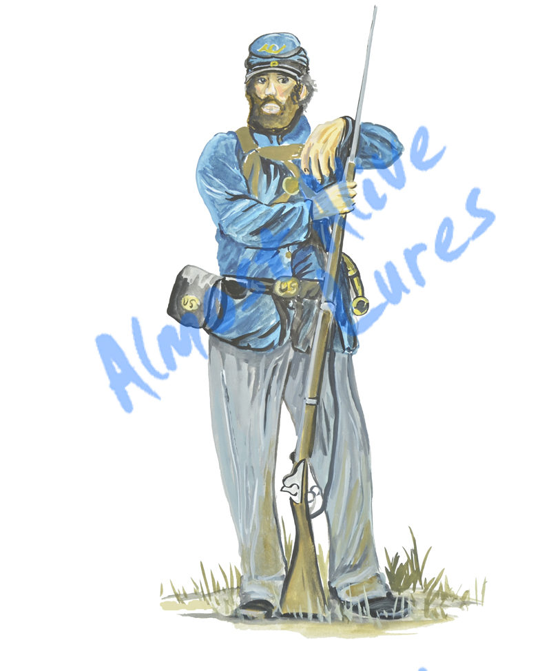 Union Soldier - Printed Vinyl Decal