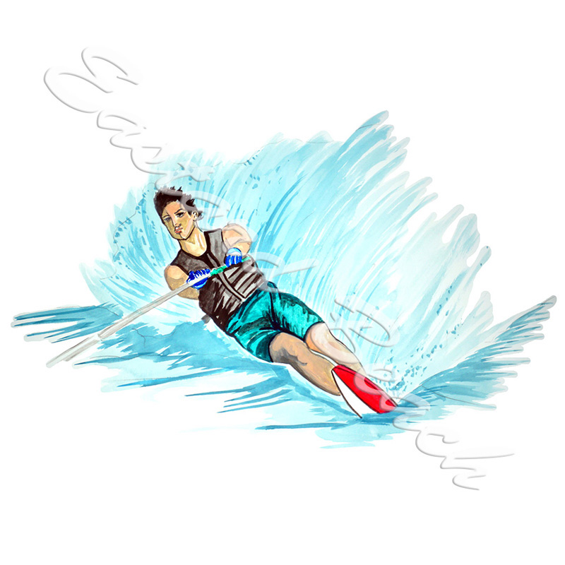 Water Skier - Click Image to Close