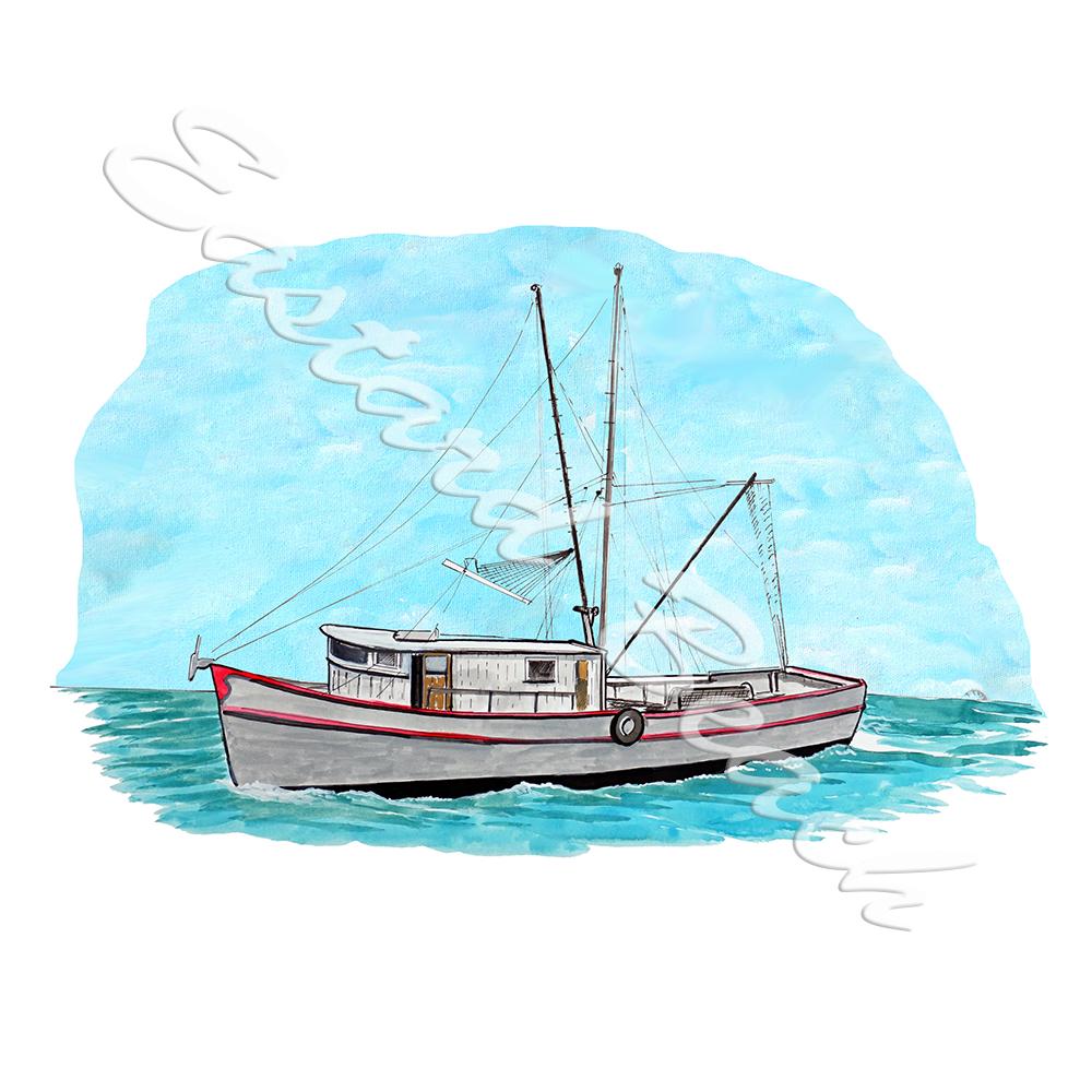 Shrimp Trawler - Click Image to Close