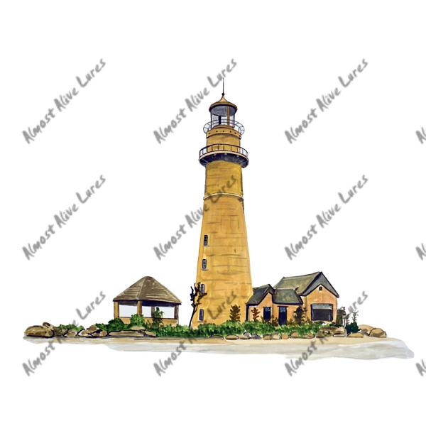 Weihai Lighthouse - Printed Vinyl Decal - Click Image to Close